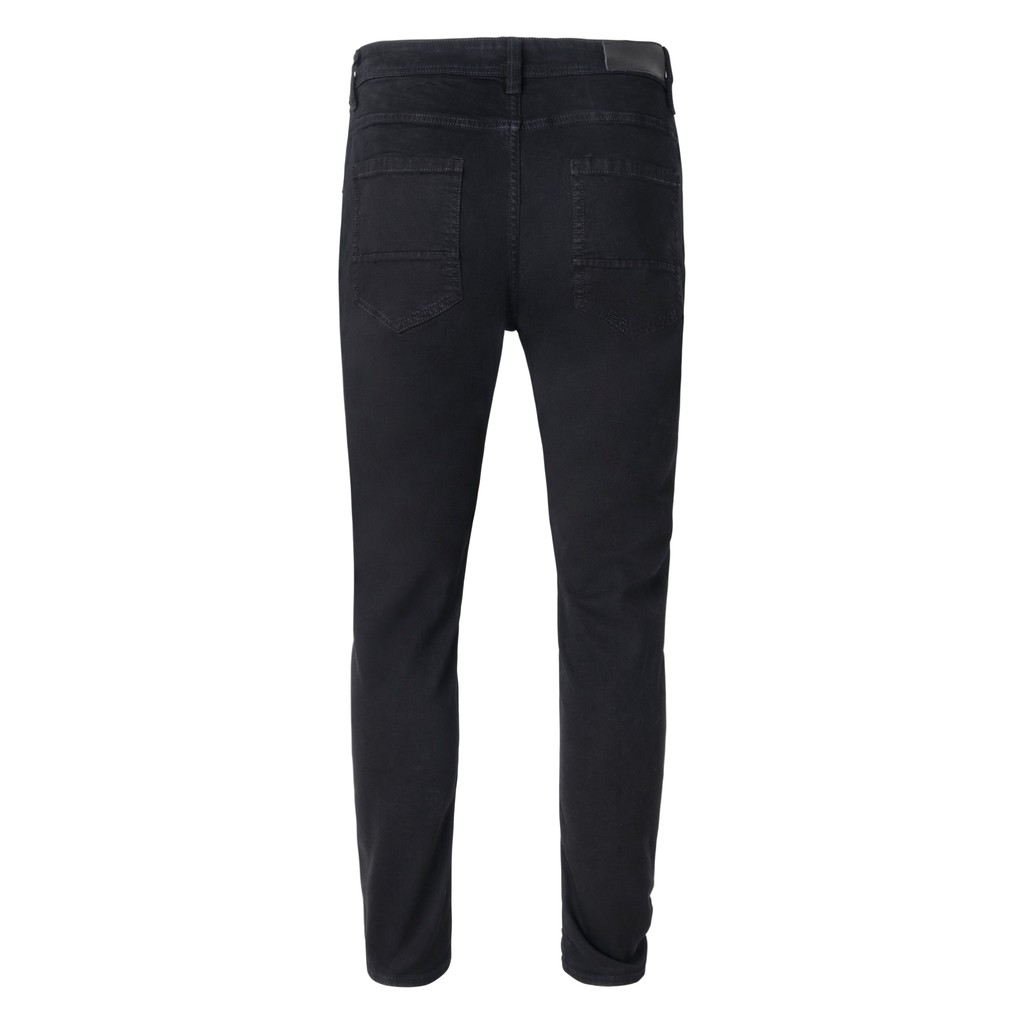 Quần jean nam streetwear cao cấp FNOS Z10 màu đen trơn form slimfit có zip jean thun co giãn | BigBuy360 - bigbuy360.vn
