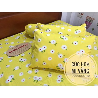 Bộ Drap Cotton thắng lợi {chuẩn logo cty}