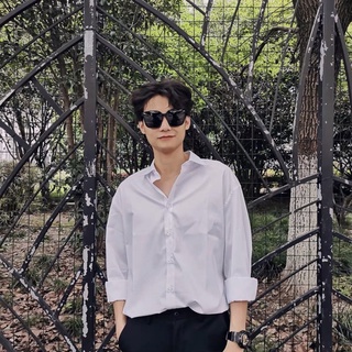 [SM02] Áo Sơ Mi Nam Ulzzang Tay Dài Trơn Basic