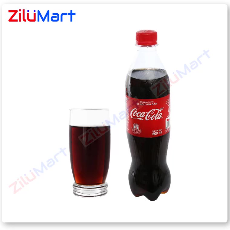 Lốc 6 chai nước ngọt Coca Cola loại 600ml