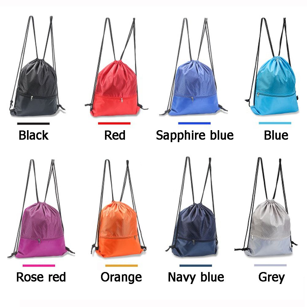 NIUYOU [Ready Stock] Waterproof Oxford Bag Foldable Drawstring Backpack