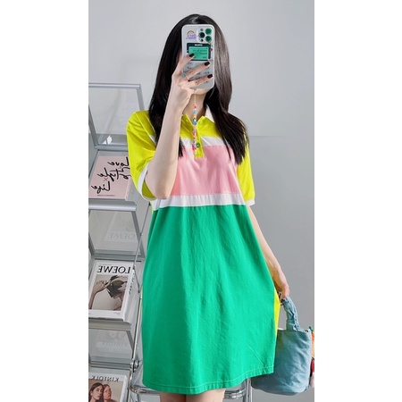 Váy polo nữ dáng suông