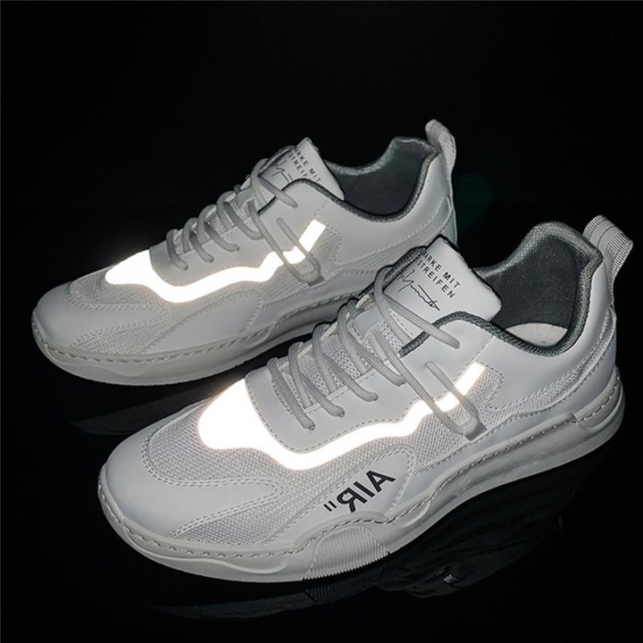 Giày sneaker thể thao nam cao cấp Phản Quang cực chất Mẫu Mới Tăng chiều cao 3cm GN105 | BigBuy360 - bigbuy360.vn