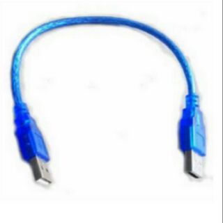 Dây cáp nối usb 2 đầu đực 30 cm màu xanh