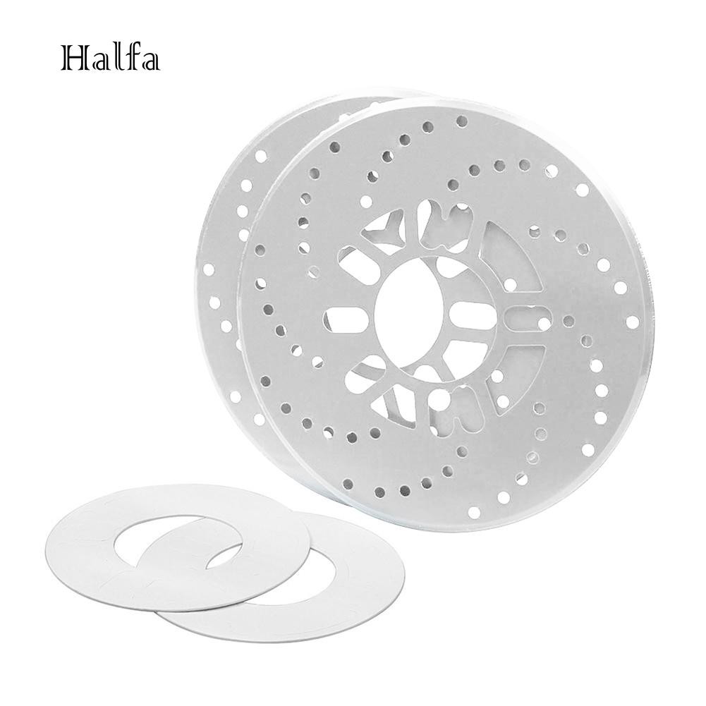 Hl Bộ Dụng Cụ In Hình Độc Đáo Tiện Dụng☆Set 2 Vỏ Bọc Bảo Vệ Phanh Đĩa Bằng Nhôm Chuyên Dụng Cho Xe Hơi Đua