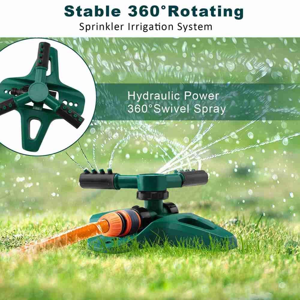 Vòi Phun Nước Tưới Vườn Tự Động Xoay 360 Độ Tiện Dụng