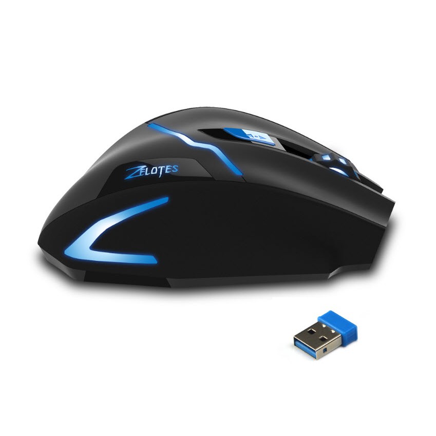 Chuột game Zelotes F-16 không dây