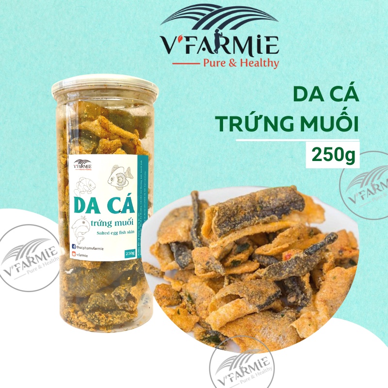 Da cá trứng muối hũ 250g - Loại 1 ngon tuyệt