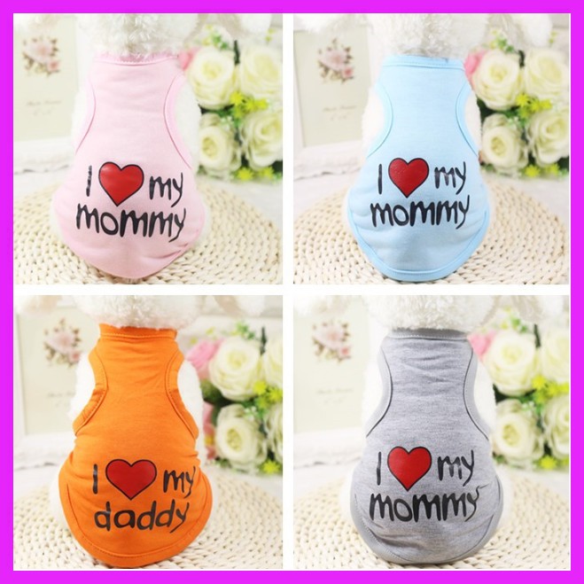 🐶🐱 ÁO CHÓ MÈO I LOVE MOMMY