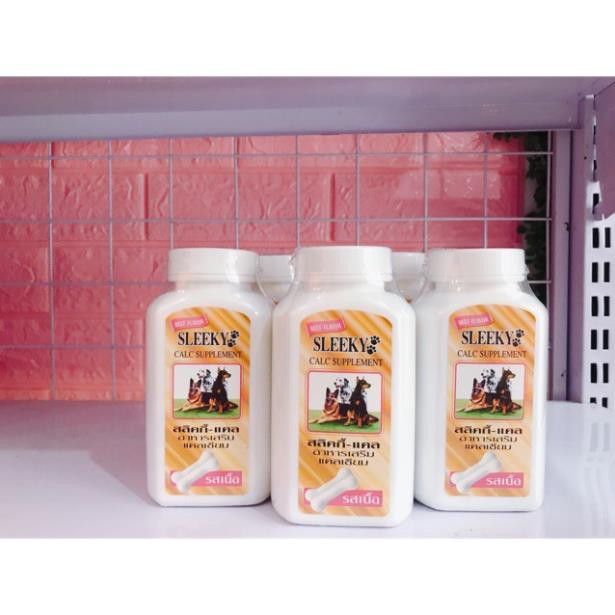 Canxi cho chó  Sleeky bổ sung dinh dưỡng,giúp chắc khỏe xương) [ hộp nguyên]