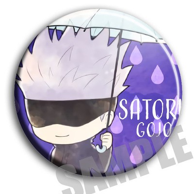 Combo 12 huy hiệu cài áo IN HÌNH Jujutsu Kaisen Chú thuật hồi chiến ver mưa anime chibi dễ thương