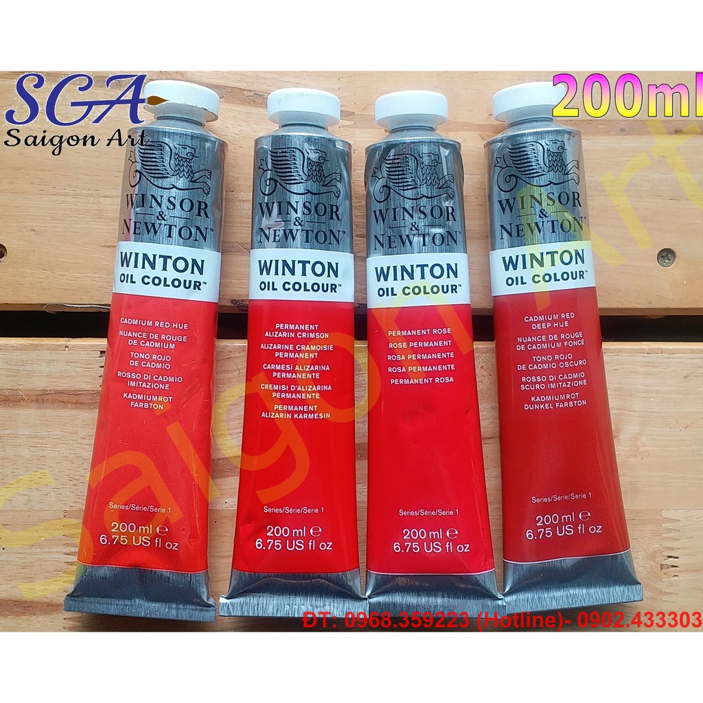Sơn dầu Winsor & Newton dòng WINTON tuýp lớn 200ml