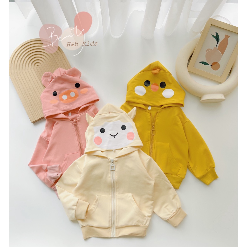 SALE ÁO KHOÁC COTTON GIÀY DẶN CHO BÉ GÁI SIZE 10-19KG(AKHEO)