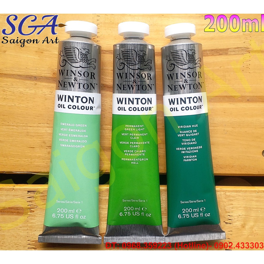 Sơn dầu Winsor & Newton dòng WINTON tuýp lớn 200ml