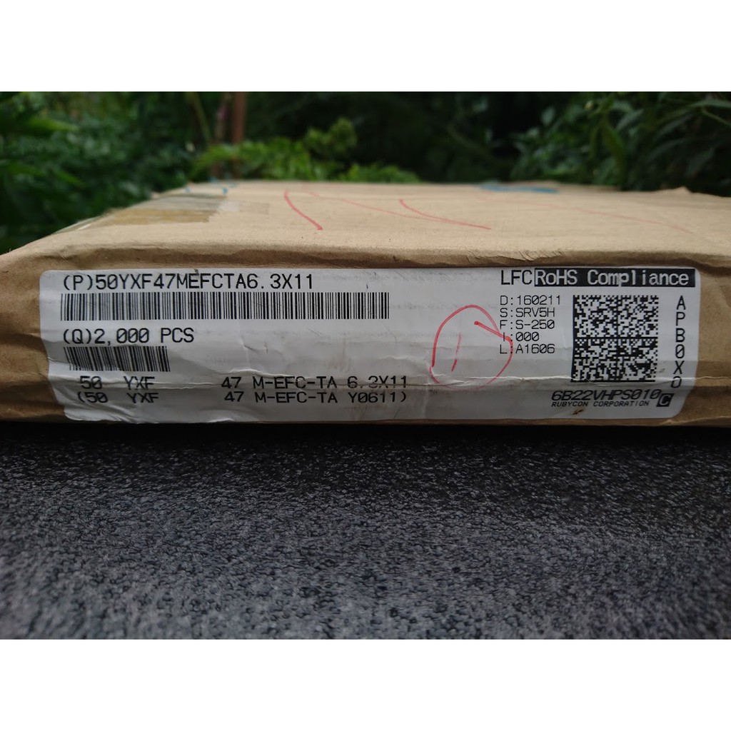 Tụ điện Rubycon YXF 47uF 50V