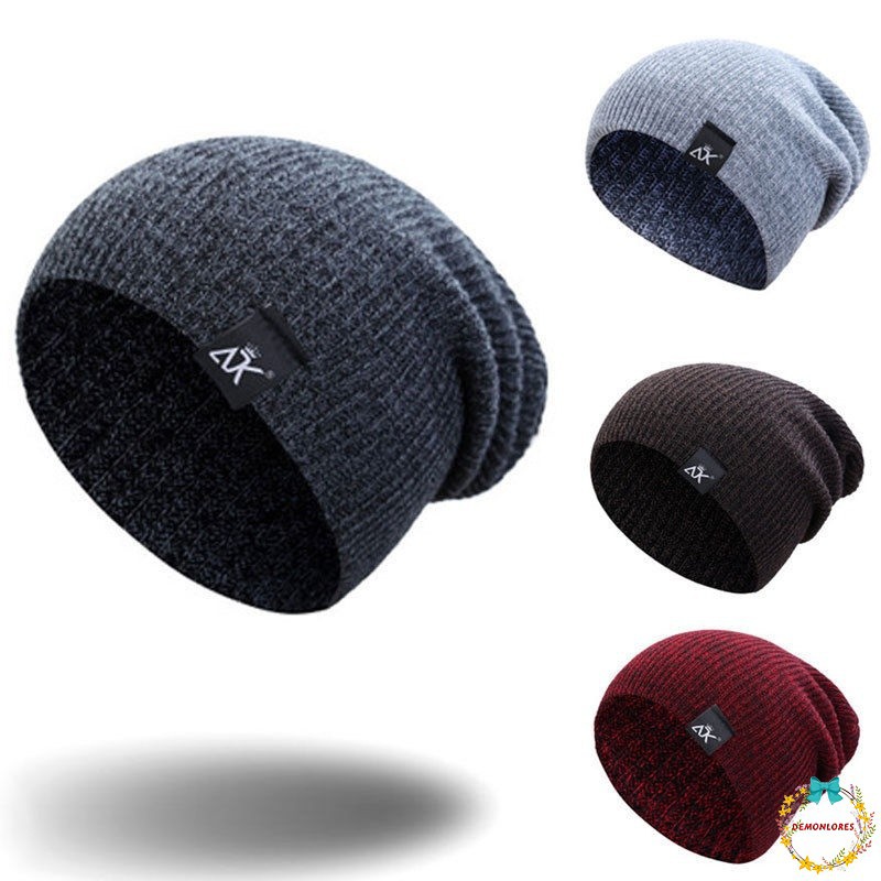 Mũ Beanie nam nữ len đan thời trang 2018