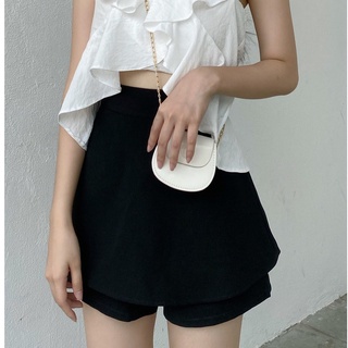 YU CHERRY | Quần váy nữ có thể mặc 2 mặt Layer Skort YQ018