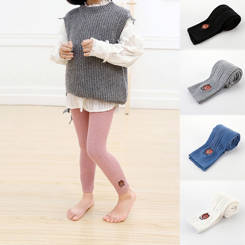 Quần Legging Bằng Cotton Kiểu Hàn Quốc Xinh Xắn Dành Cho Bé Gái