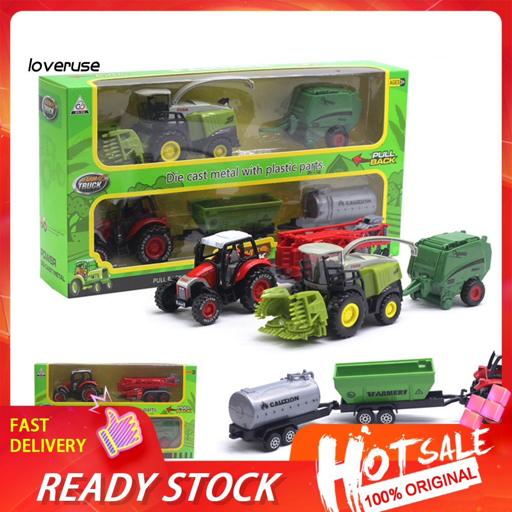 Set 2 Mô Hình Xe Công Nông Đồ Chơi Tỉ Lệ 1 / 42