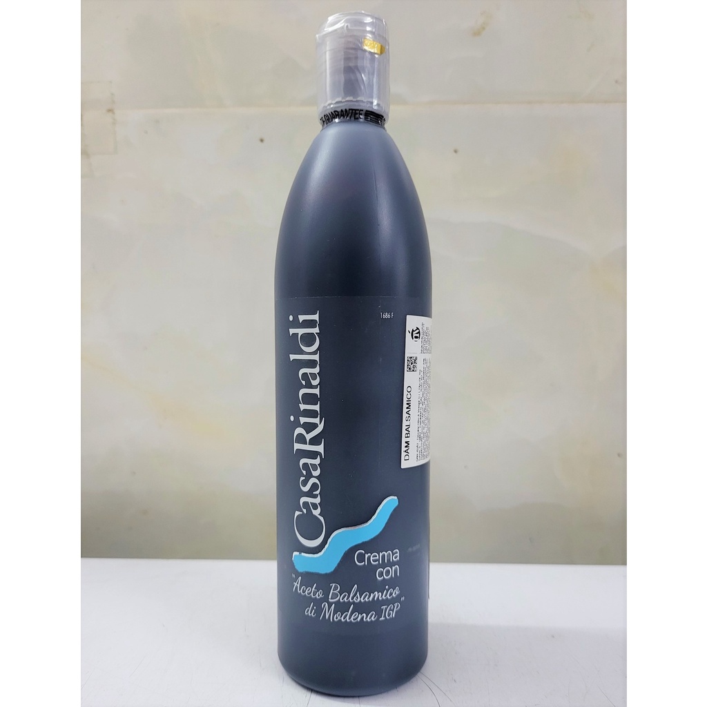 [Chai 500ml] XỐT KEM GIẤM CÔ ĐẶC [Italia] CASA RINALDI Crema con Aceto Balsamico di Modena (nvt)