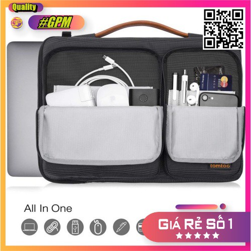 TÚI CHỐNG SỐC MACBOOK 15″ TOMTOC 360 SHOULDER BAGS A42