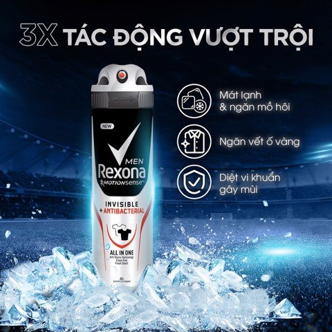 Xịt Khử Mùi Rexona Men Anti-Perspirant Spray 150ml