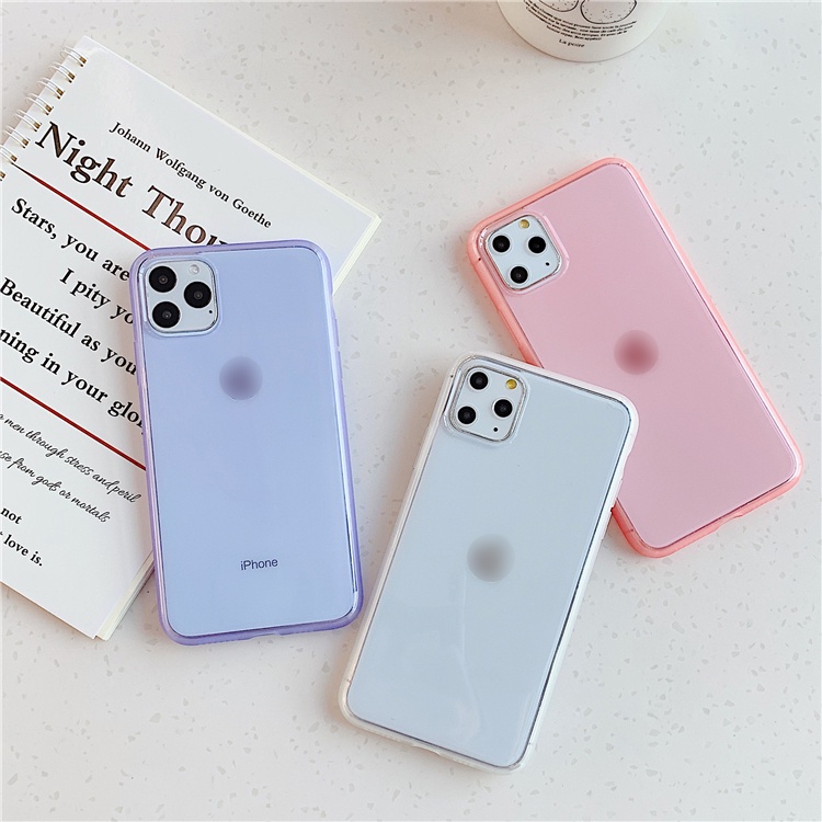 Ốp lưng iphone siêu dày viền mờ 5/5s/6/6plus/6s/6splus/7/7plus/8/8plus/x/xr/xs/11/12/13/pro/max/plus/promax - Awifi H1-1