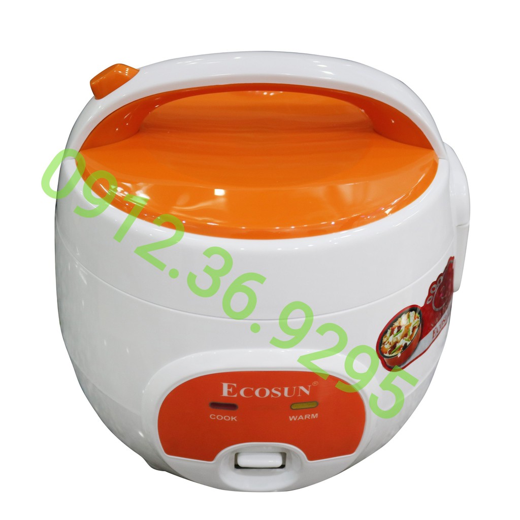 Nồi Cơm Điện Mini ECOSUN Cao Cấp Dung Tích 0.8 Lít, Bảo Hành 12 Tháng