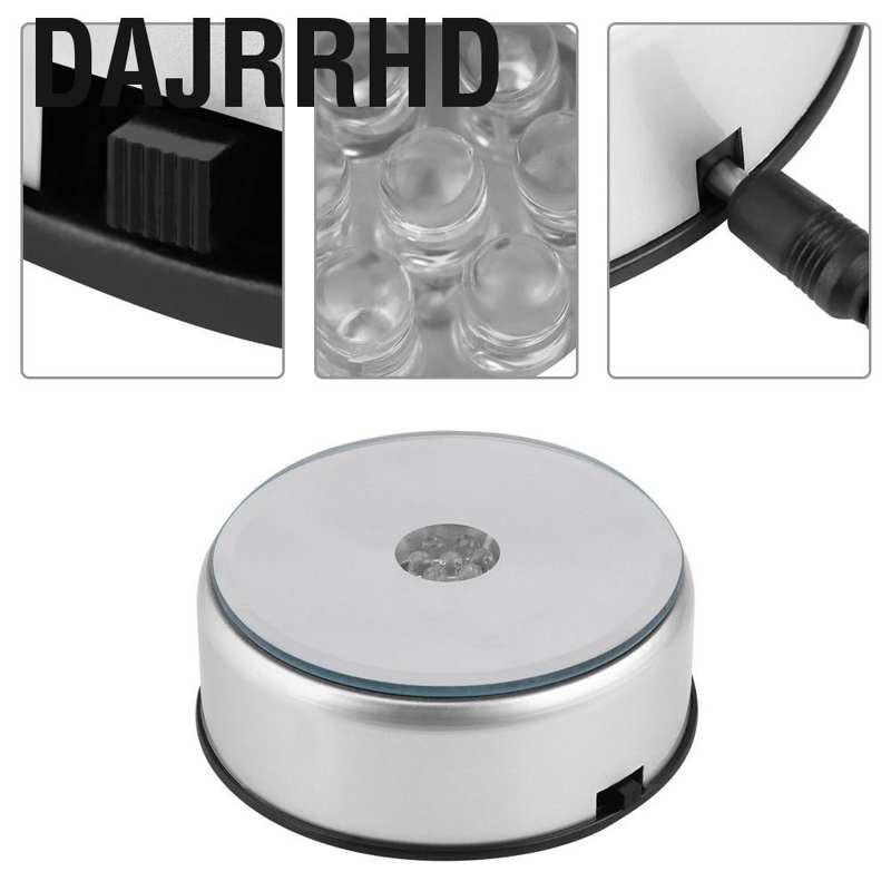 Đế xoay trưng bày pha lê có đèn LED 7 màu sắc độc đáo