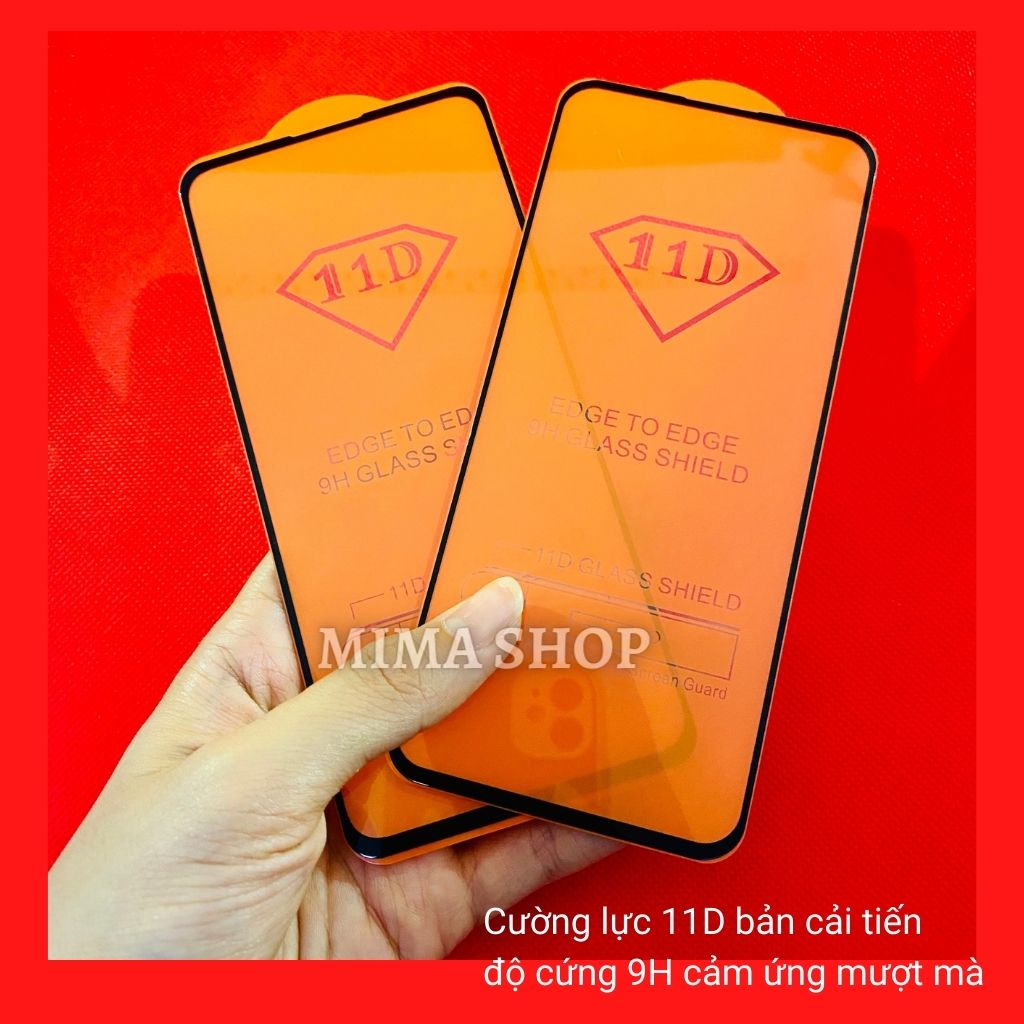 Kính Cường Lực Xiaomi Redmi Note 9/Note 9 Pro/Note 9s Full màn cao cấp OG+ độ cứng 21H Cảm ứng siêu mượt [MIMA]