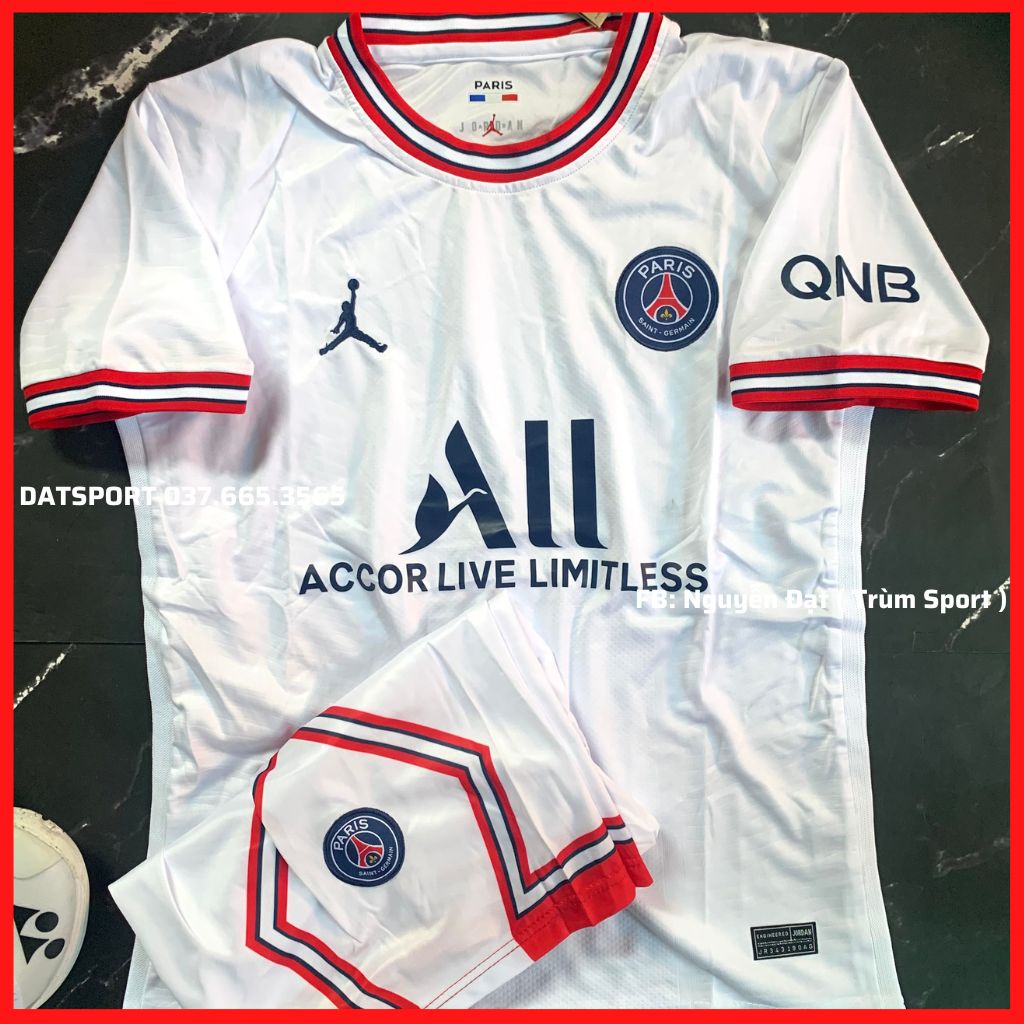 Bộ Áo Đấu PSG 2022 ⚡FREESHIP⚡ Bộ Quần Áo Bóng Đá PSG Mùa Gỉai 2021/22 Mới Nhất. Hàng SPF Thailand Cam Kết 100% Y Hình
