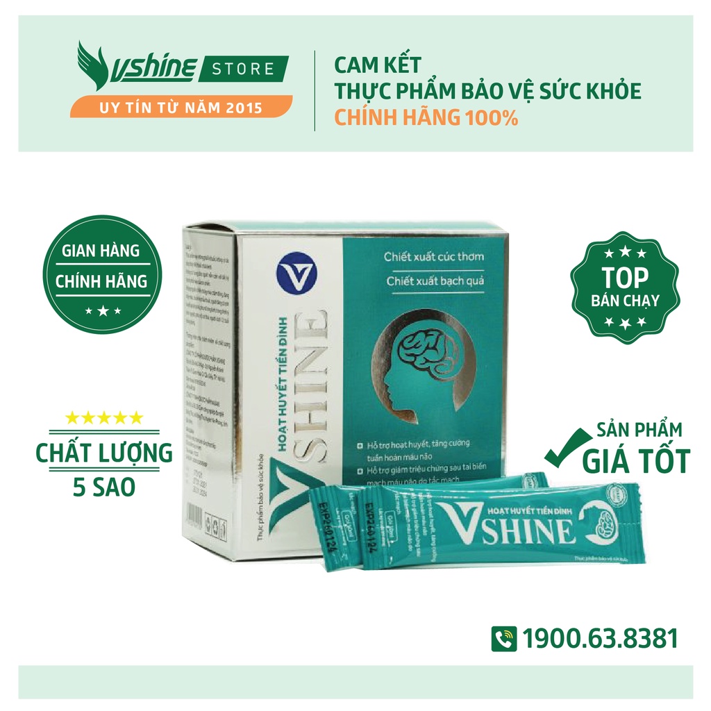 Tiền đình Vshine - Cải thiện hội chứng tiền đình do thiểu năng tuần hoàn não