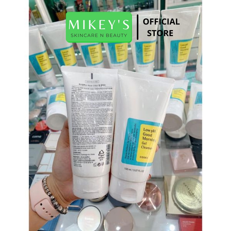Sữa Rửa Mặt Cosrx Low Ph Good Morning Gel Cleanser Dịu Nhẹ, Ngăn Ngừa Mụn 150ml - MikeyBeauty