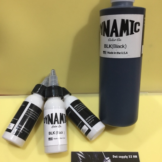 Mực xăm Dynamic Black 30ml..2019-2020
