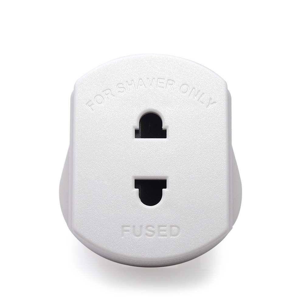 Phích Cắm Chuyển Đổi 1.6A 250V EU 2 Pin Sang 3 Chấu UK EU 2 Chấu Tiện Dụng