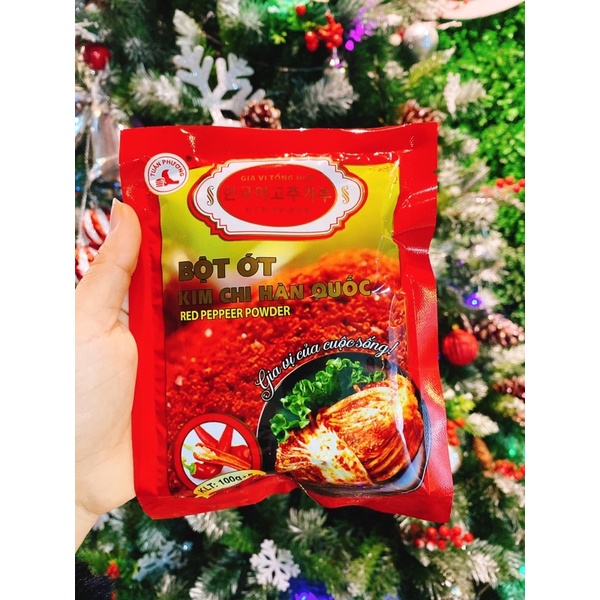 Bột ớt Hàn Quốc 100g làm kim chi