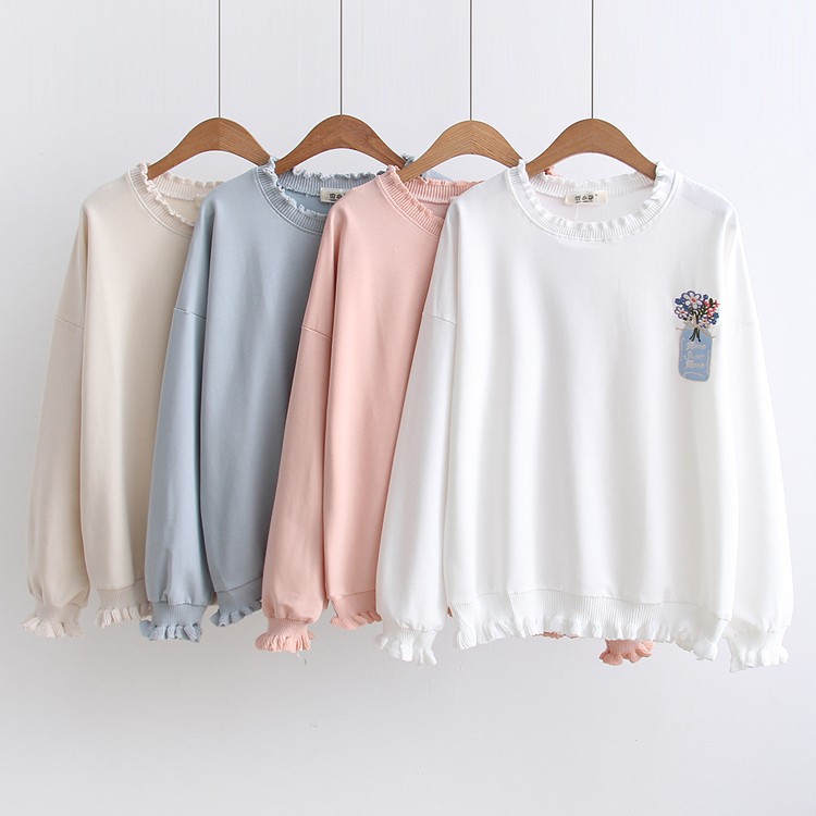 Áo nỉ cổ bèo NI02