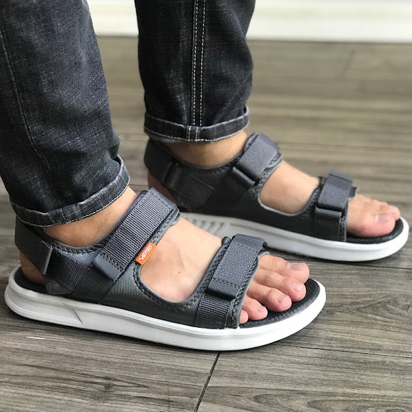 [Mua Kèm Áo Thun 0Đ] Giày Sandal Vento Nam Nữ - NB02G Xám