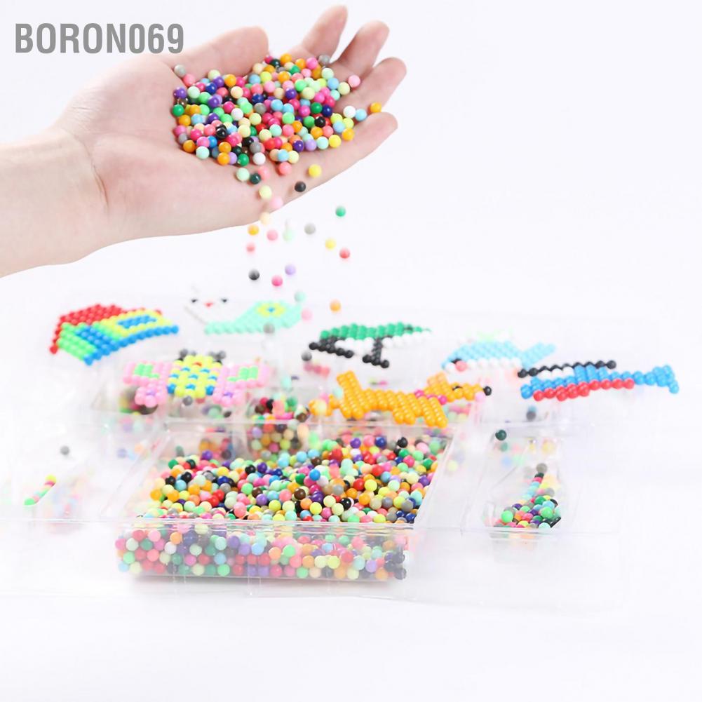 Boron069 Trẻ em Bộ cầu chì nước đồ chơi giáo dục Trò tự làm đầy màu sắc Đồ cho trẻ trai cô gái