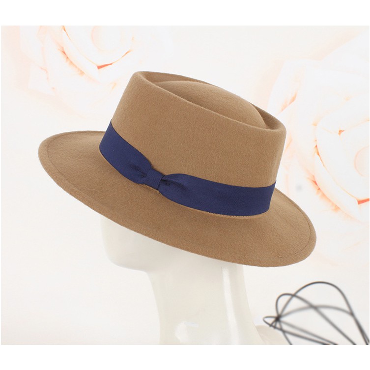 Mũ Phớt Fedora Nam Nữ Rộng Vành Cao Cấp Mugout FN09 - Nón Phớt Vintage Chụp Ảnh, Chất Nỉ | Nũ Chất HCM