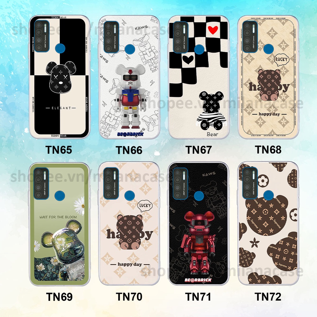 Ốp Vsmart Star 5 / Joy 4 / Live 4 gấu be@rBrick gấu Teddy Kaws siêu đẹp, phong cách, cá tính