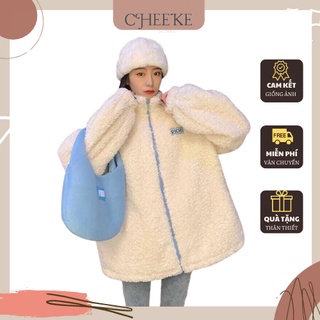 [ Có Video + Ảnh Thật ] Áo Khoát Lông Cừu Pichi Cheeke House Mã 538