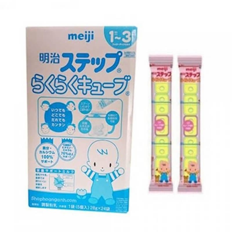 Sữa Meiji cho bé 1-3 tuổi hộp giấy 24 thanh - 100% Authentic