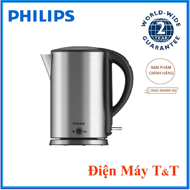 [Mã ELHADEV giảm 4% đơn 300K] Ấm đun nước siêu tốc Philips HD9316 bảo hành toàn quốc 2 năm