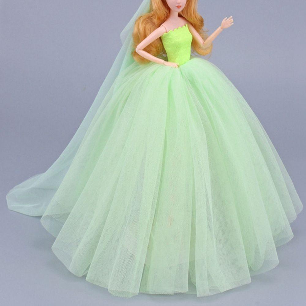 Đầm Cưới Xinh Xắn Cho Búp Bê 30cm