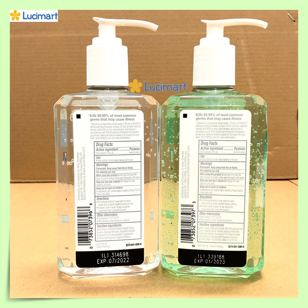 Gel rửa tay khô diệt khuẩn PURELL Advanced, Kroger, Source Advance [Hàng Mỹ] | WebRaoVat - webraovat.net.vn