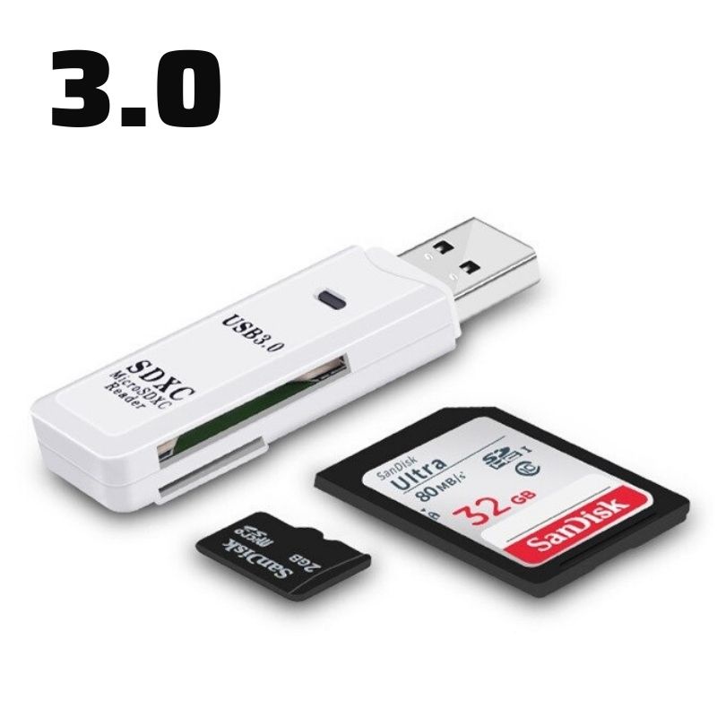 Đầu Đọc Thẻ Nhớ máy ảnh Micro SD 3.0 2.0 cho máy tính điện thoại đa năng tốc độ cao chính hãng