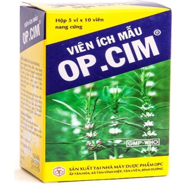 [Chính hãng] Viên uống cao ích mẫu OPC OP.CIM - hộp 50 viên