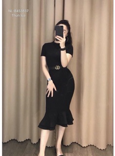đầm body đuôi cá