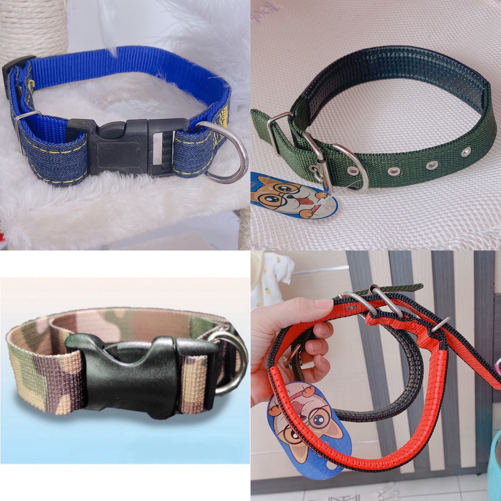 Vòng cổ CHO CHÓ LỚN/ vòng cổ có đệm da